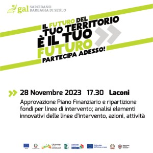 Ottava giornata del Percorso Partecipativo del GAL a Laconi