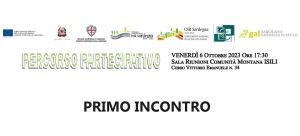 PIANO D&#039;AZIONE PER IL PERIODO DI PROGRAMMAZIONE 2023-2027 Avvio del percorso a Isili
