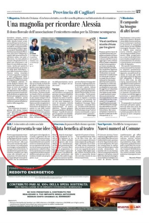 Unione Sarda del 5 dicembre 2023