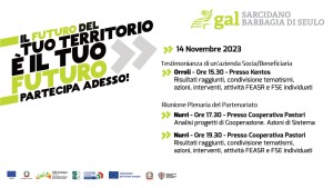 Gli eventi della sesta giornata di lavori del Percorso Partecipativo del GAL a Orroli e Nurri
