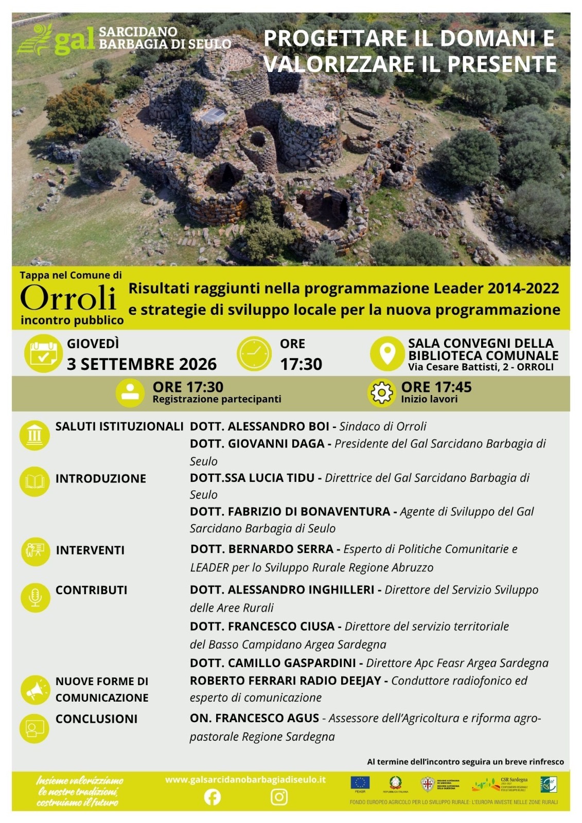 Convegno Orroli 3 settembre